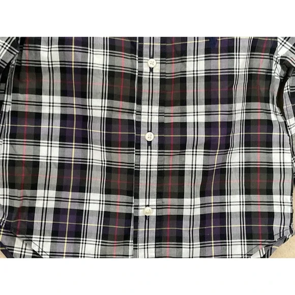 Ralph Lauren Polo Plaid Boys size 2T Button Down Shirt Long Sleeve Cotton - Picture 9 of 9